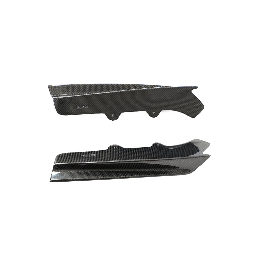 P1 Style Carbon Fibre Rear Bumper Spats for BMW F80 M3 F82 F83 M4 14-20 - Carbon Factory