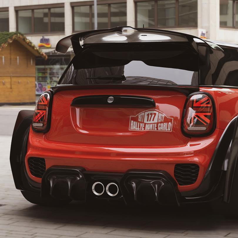 Carbon Fibre Rear Diffuser for BMW F55 F56 Mini Cooper S & JCW 14-22 - Carbon Factory