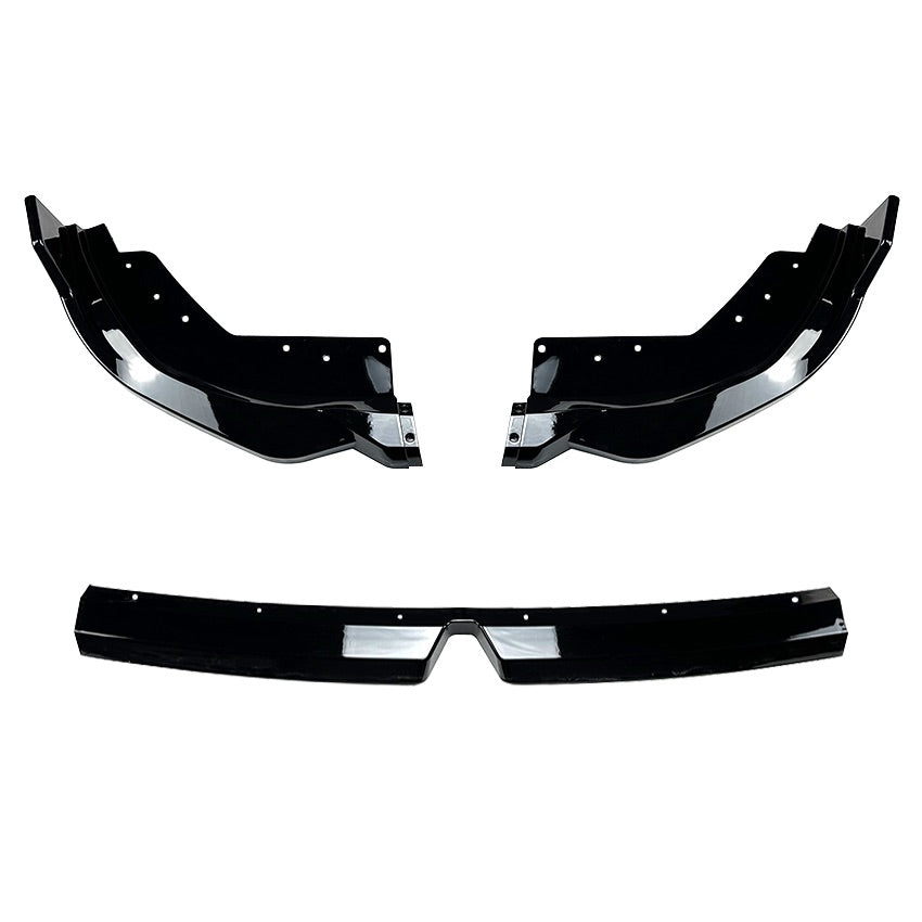 MP Style Gloss Black Front Splitter for BMW 3 Series G20 G21 LCI 23-Present - Carbon Factory