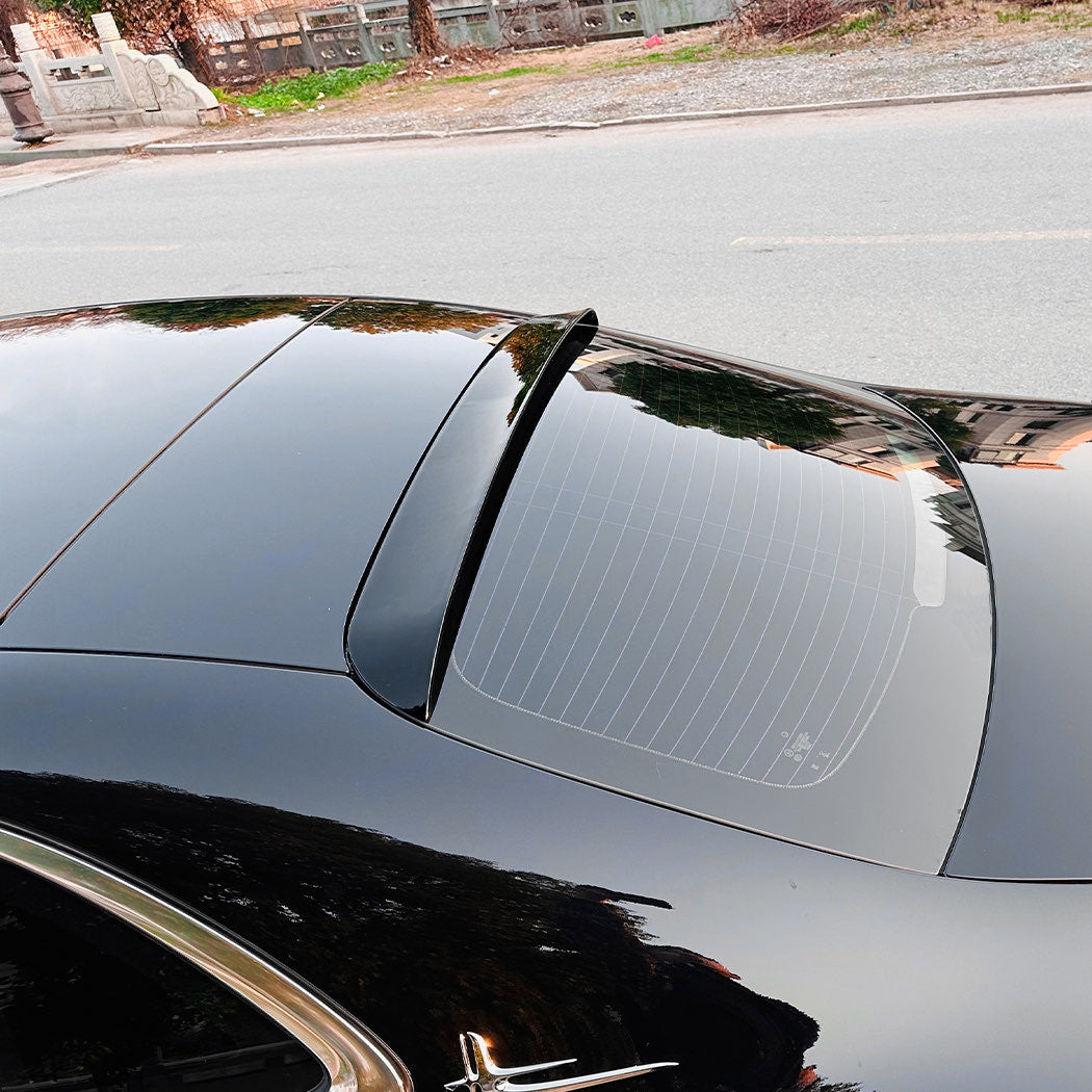 OEM Style Gloss Black Roof Spoiler for Mercedes Benz W214 E Class Saloon 24-Present - Carbon Factory