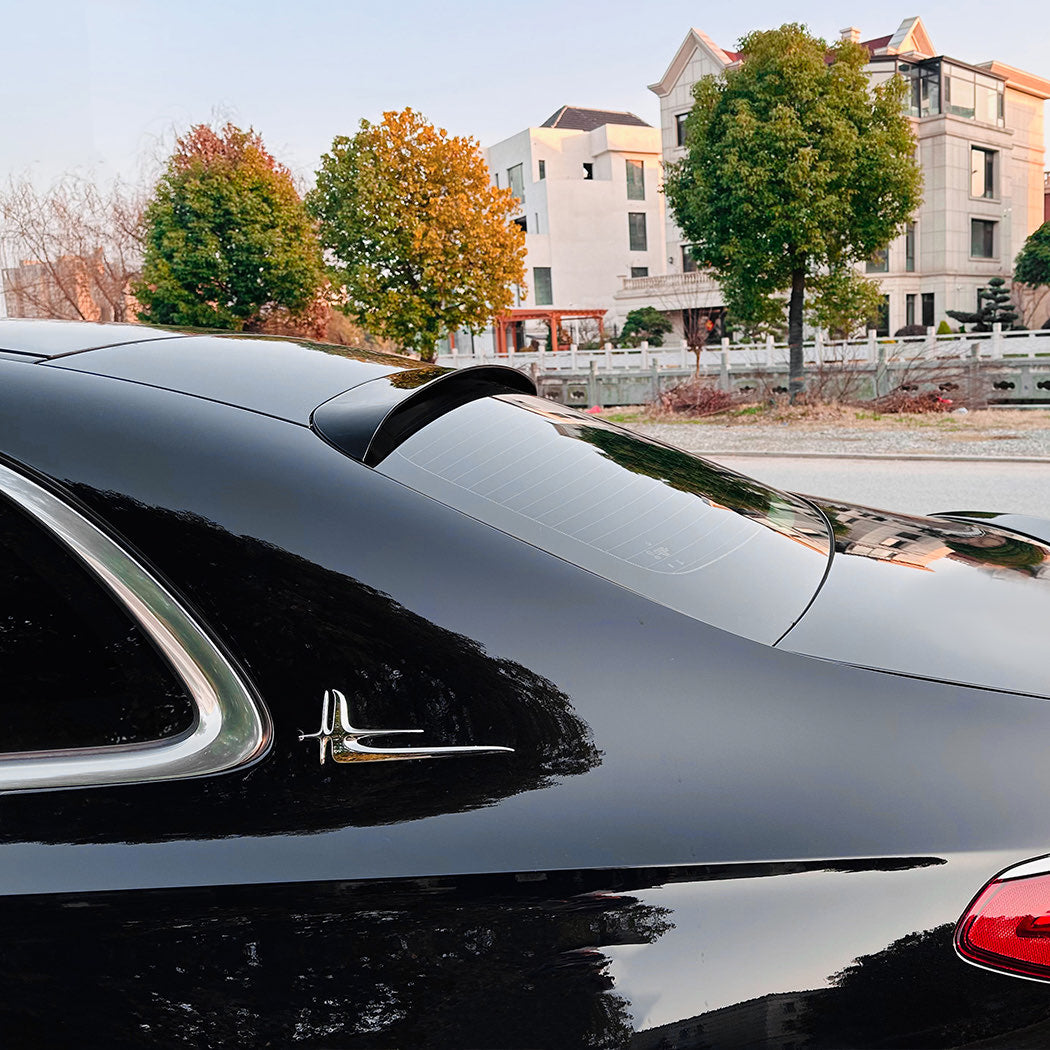 OEM Style Gloss Black Roof Spoiler for Mercedes Benz W214 E Class Saloon 24-Present - Carbon Factory