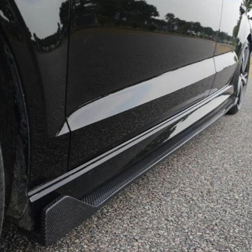 V Style Carbon Fibre Side Skirts for Audi 8V RS3 17-20 - Carbon Factory