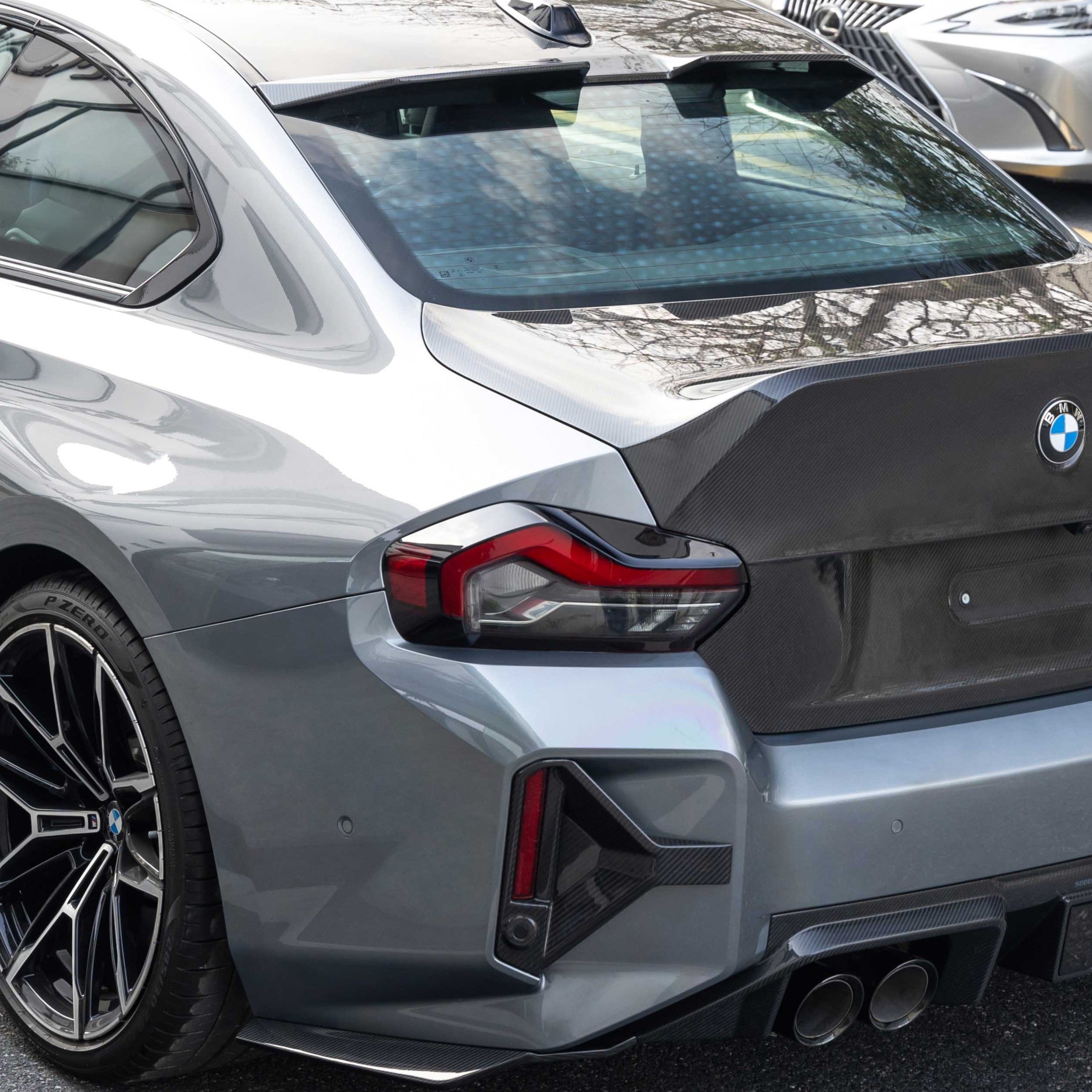SQ Style Pre-Preg Carbon Fibre Roof Spoiler for BMW G87 M2 2 Series G42 Coupe 23-Present