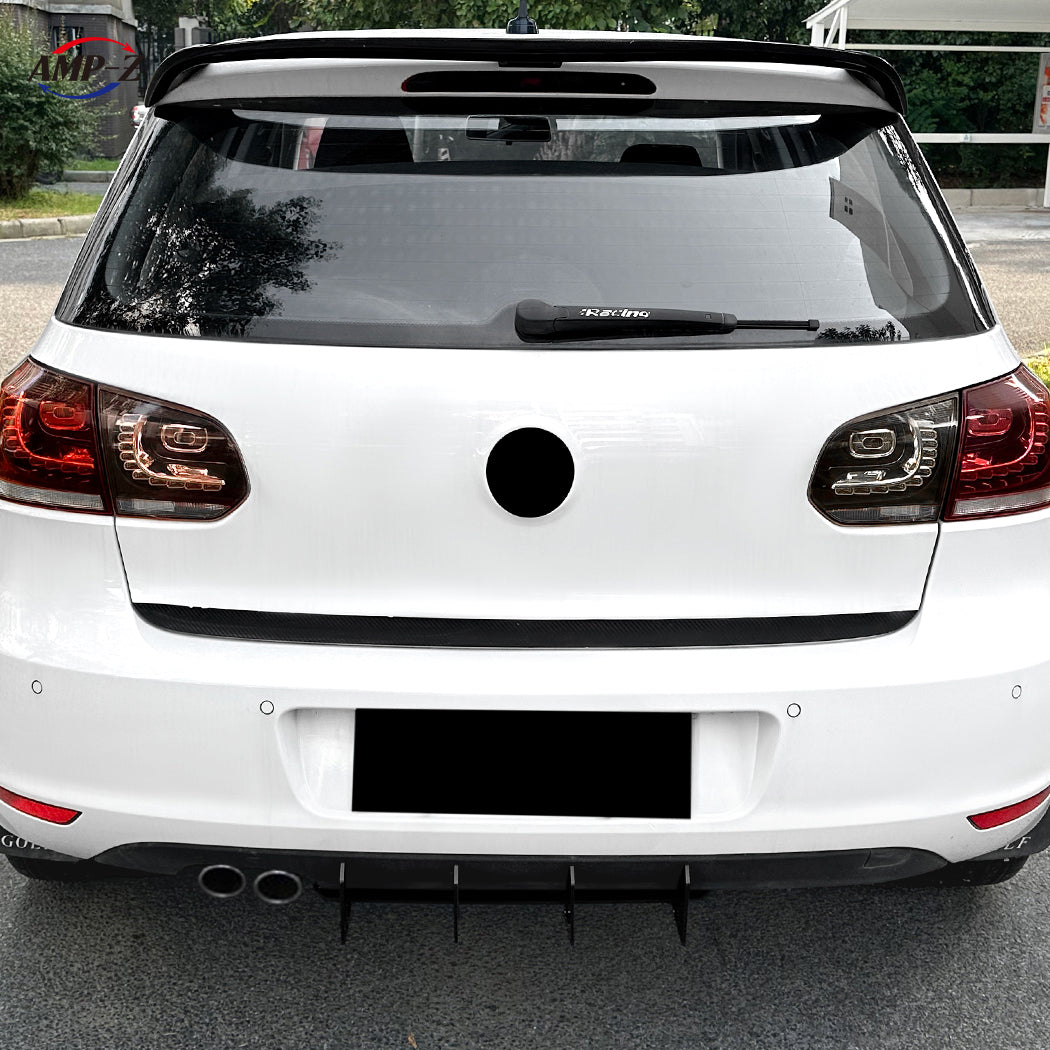 OE Style Gloss Black Diffuser for VW Golf MK6 Standard Model 08-12