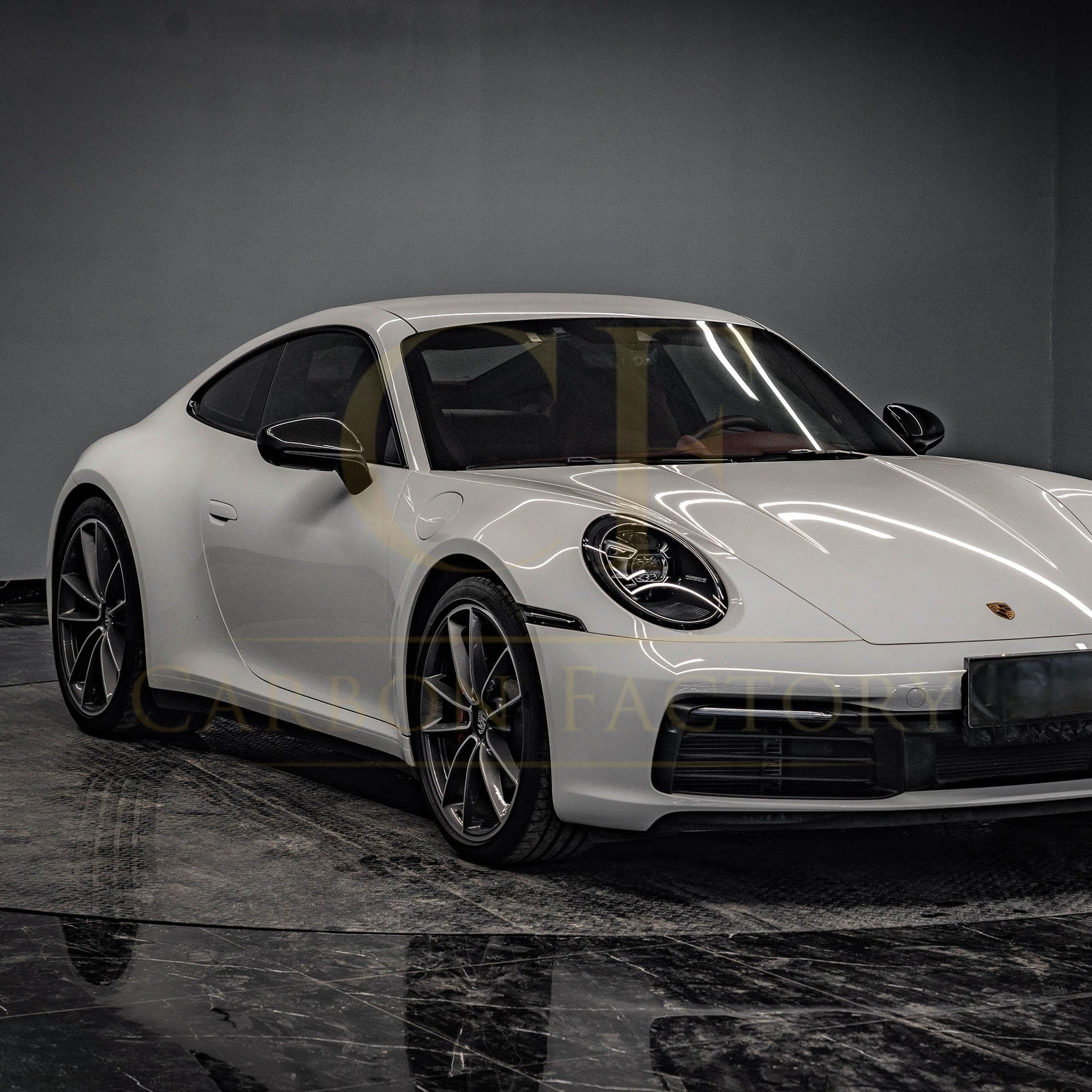 Pre-Preg Carbon Fibre Mirror Covers for Porsche 992 911 LHD 19-Present - Carbon Factory