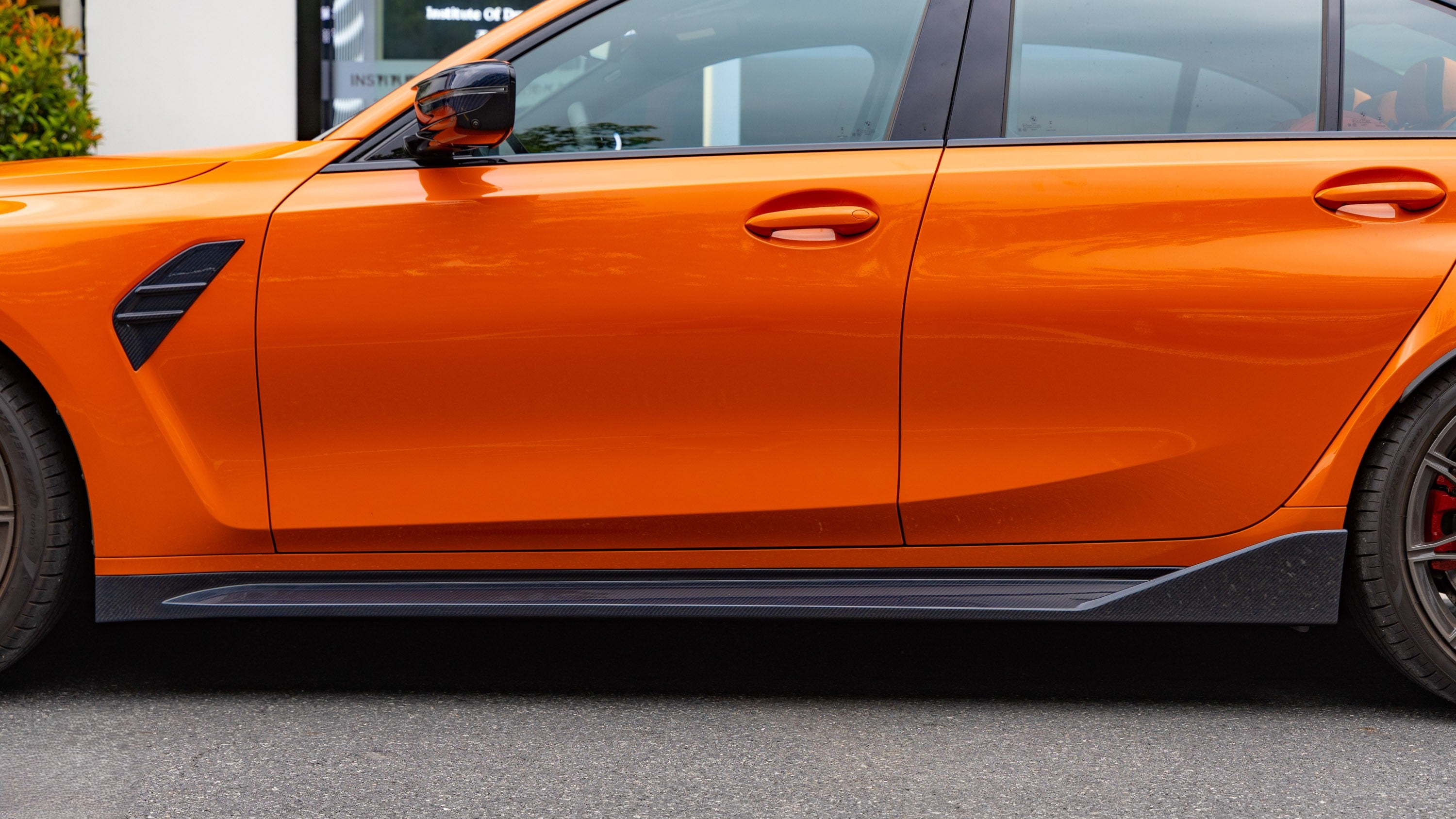 MP Style Pre-Preg Carbon Fibre Side Skirts for BMW G80 M3 21-Present - Carbon Factory