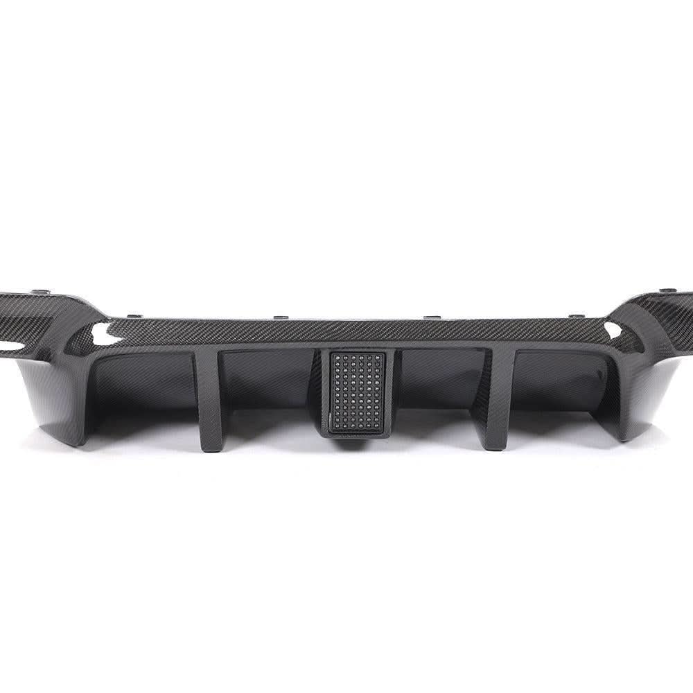 LED Style Carbon Fibre Rear Diffuser for BMW F10 5 Series 10-17 - Carbon Factory
