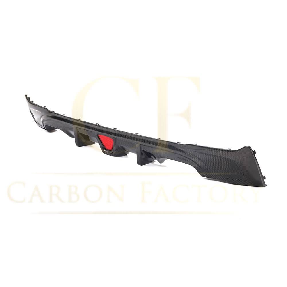 LED Style Carbon Fibre Rear Diffuser for BMW F22 2 Series M Sport 14-21 - Carbon Factory
