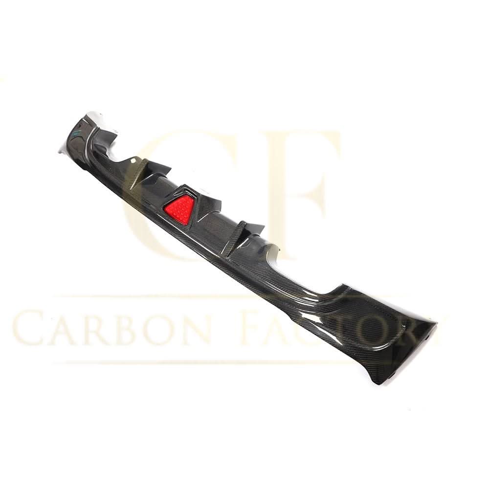 LED Style Carbon Fibre Rear Diffuser for BMW F22 2 Series M Sport 14-21 - Carbon Factory