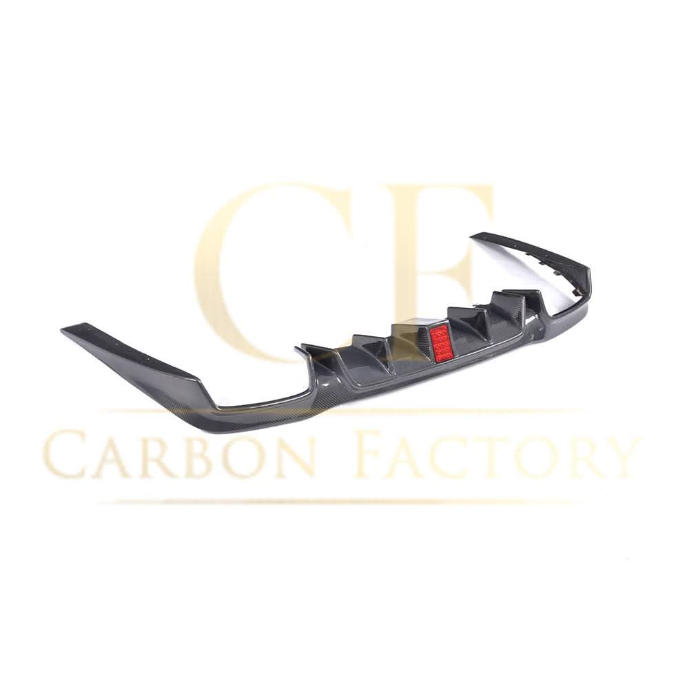 LED Style Carbon Fibre Rear Diffuser for Mercedes W213 E Class Saloon 16-18 - Carbon Factory