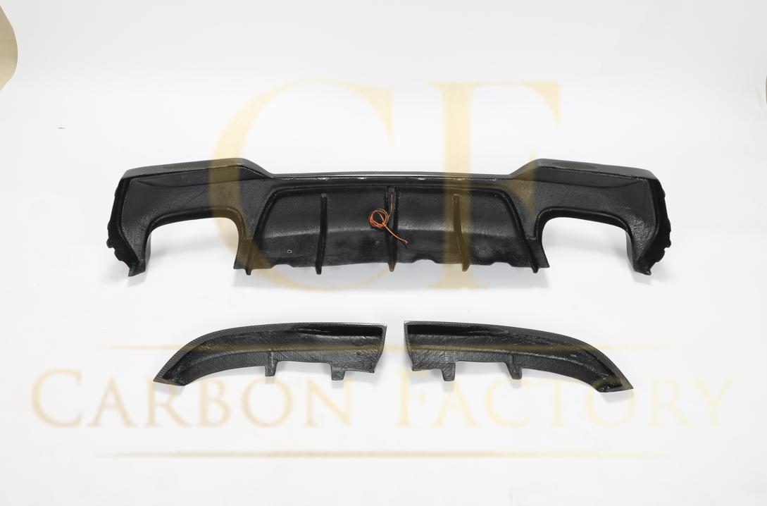 LED Style Pre-Preg Carbon Fibre Rear Diffuser for BMW 4 Series G22 G23 20-Present-Carbon Factory