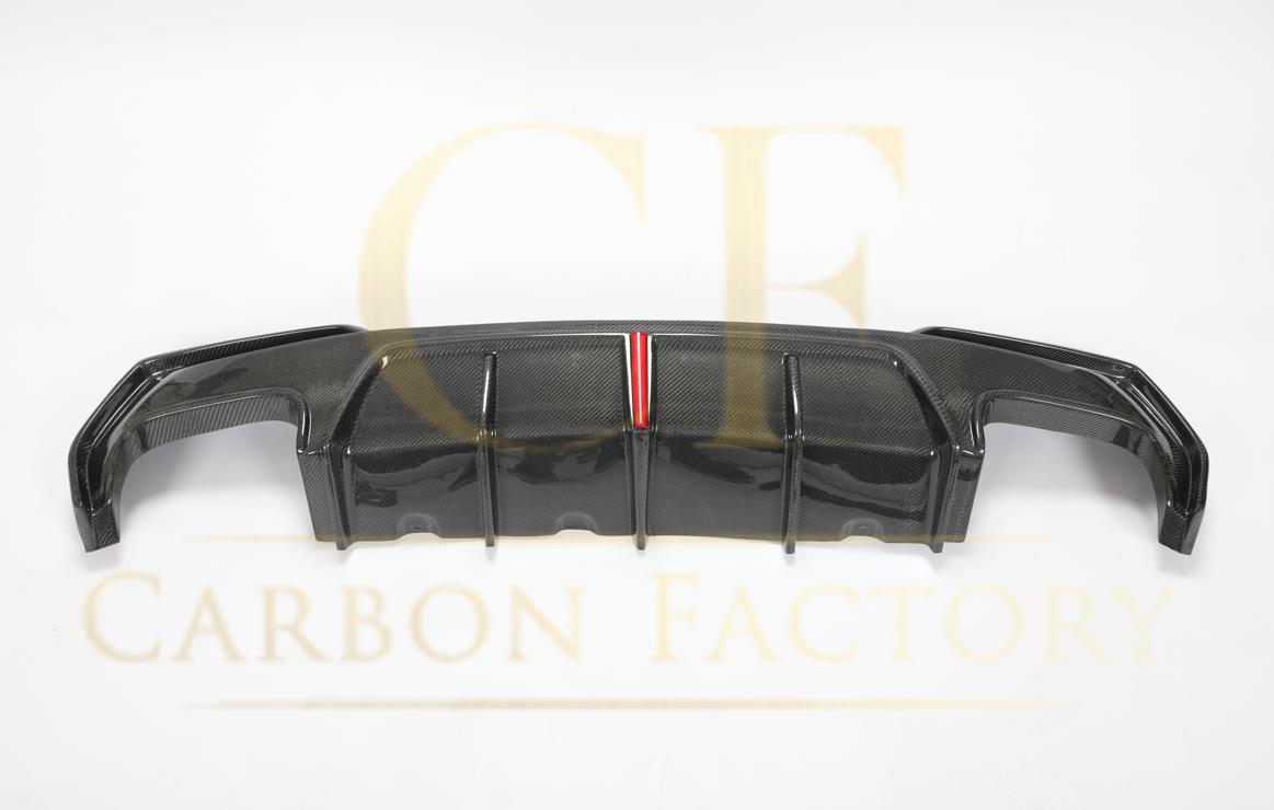 LED Style Pre-Preg Carbon Fibre Rear Diffuser for BMW 4 Series G22 G23 20-Present-Carbon Factory