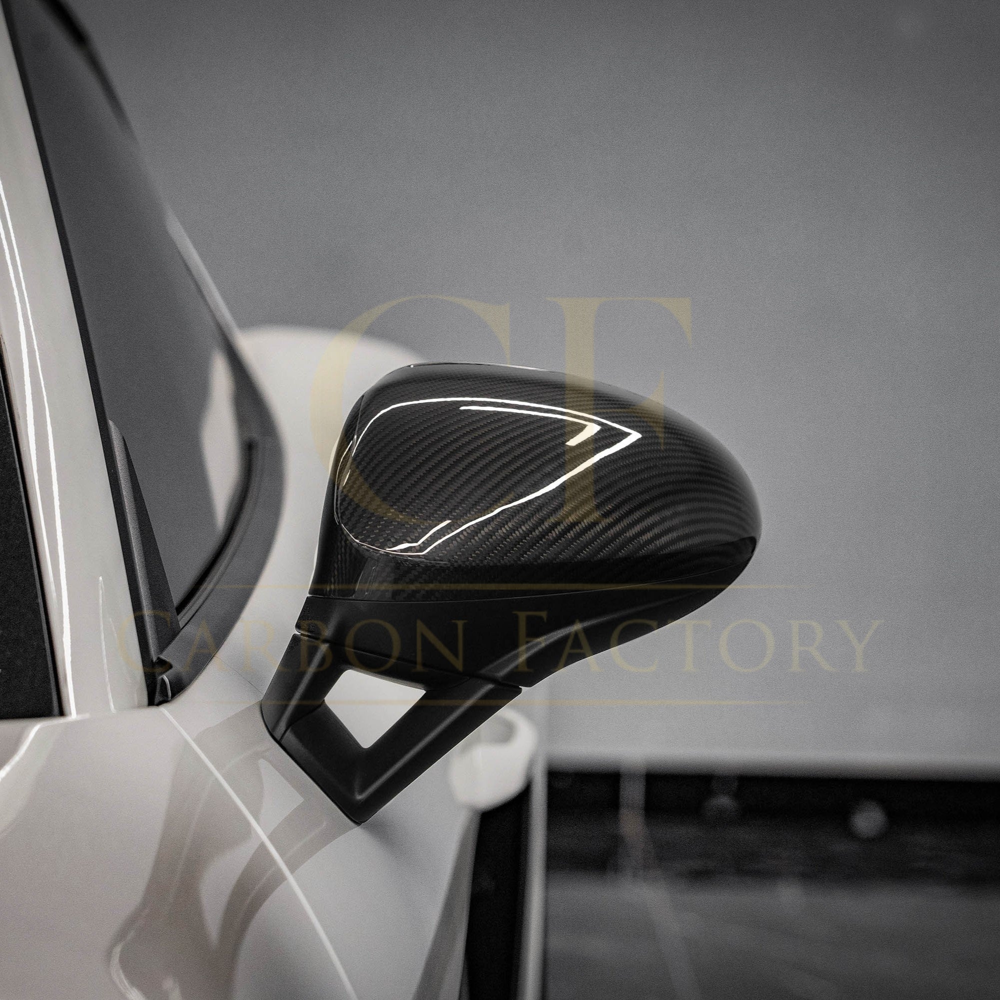 Pre-Preg Carbon Fibre Mirror Covers for Porsche 982 718 16-25 LHD - Carbon Factory
