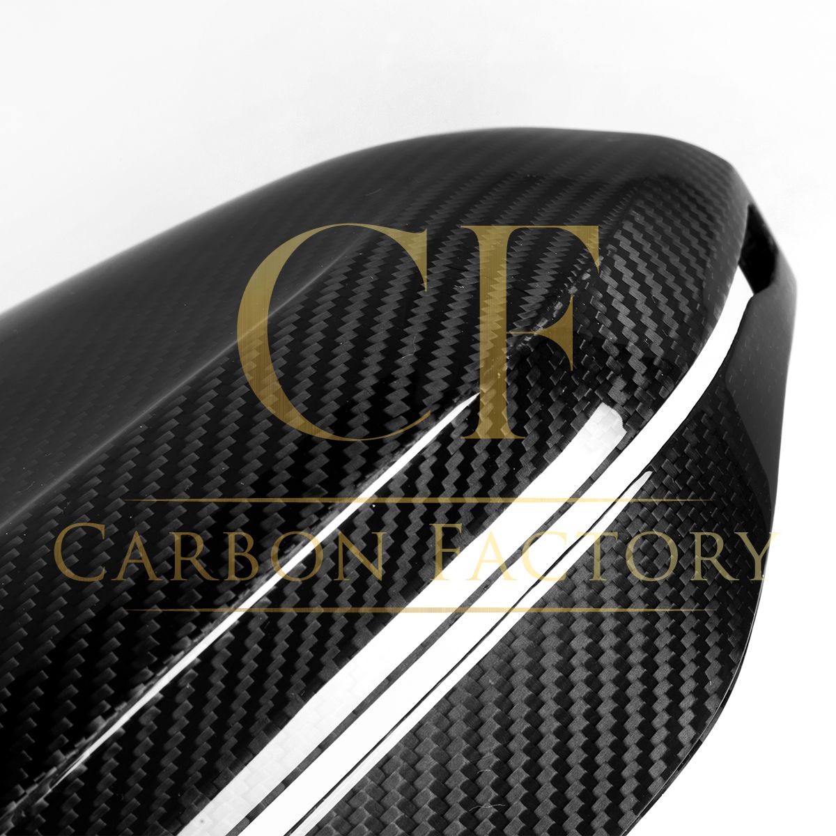 M5 Style Pre-Preg Carbon Fibre Replacement Mirror Covers for BMW G60 5 Series LHD 23-Present-Carbon Factory