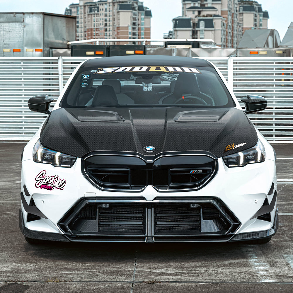 SQ Style Pre-Preg Carbon Fibre Bonnet for BMW G90 G99 M5 & G60 5 Series 24-Present - Carbon Factory