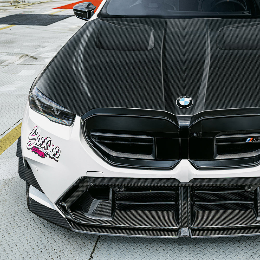 SQ Style Pre-Preg Carbon Fibre Bonnet for BMW G90 G99 M5 & G60 5 Series 24-Present - Carbon Factory