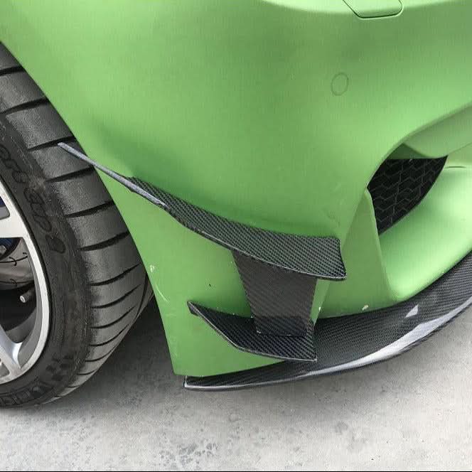 MAD Style Carbon Fibre Front Canards for BMW F80 M3 F82 F83 M4 14-20 - Carbon Factory