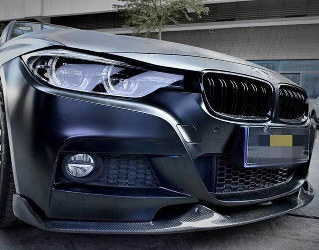 MAD Style Carbon Fibre Front Splitter for BMW F30 F31 3 Series M Sport 12-19-Carbon Factory