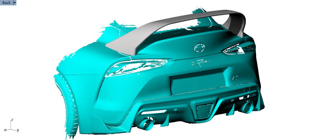 MB Style Carbon Fibre Rear Spoiler for Toyota A90 Supra 19-Present-Carbon Factory