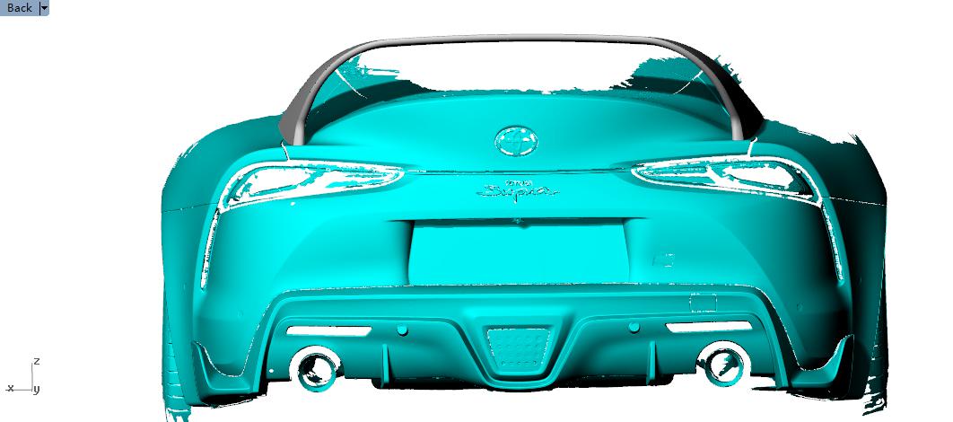 MB Style Carbon Fibre Rear Spoiler for Toyota A90 Supra 19-Present-Carbon Factory