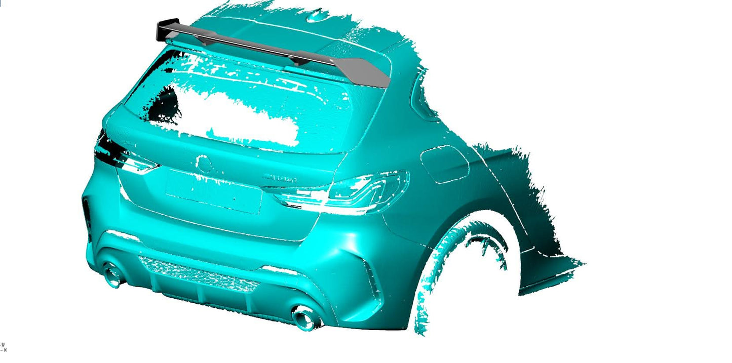 MP Style Carbon Fibre Boot Spoiler for BMW F40 1 Series 19-24 - Carbon Factory