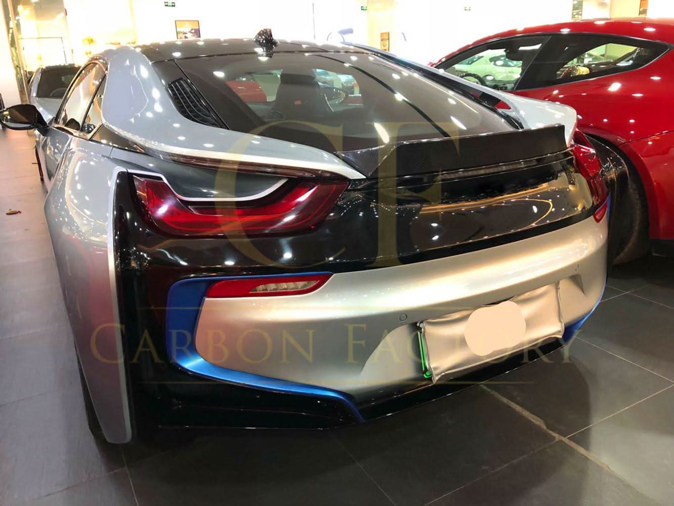 MP Style Carbon Fibre Boot Spoiler for BMW i8 14-18 - Carbon Factory