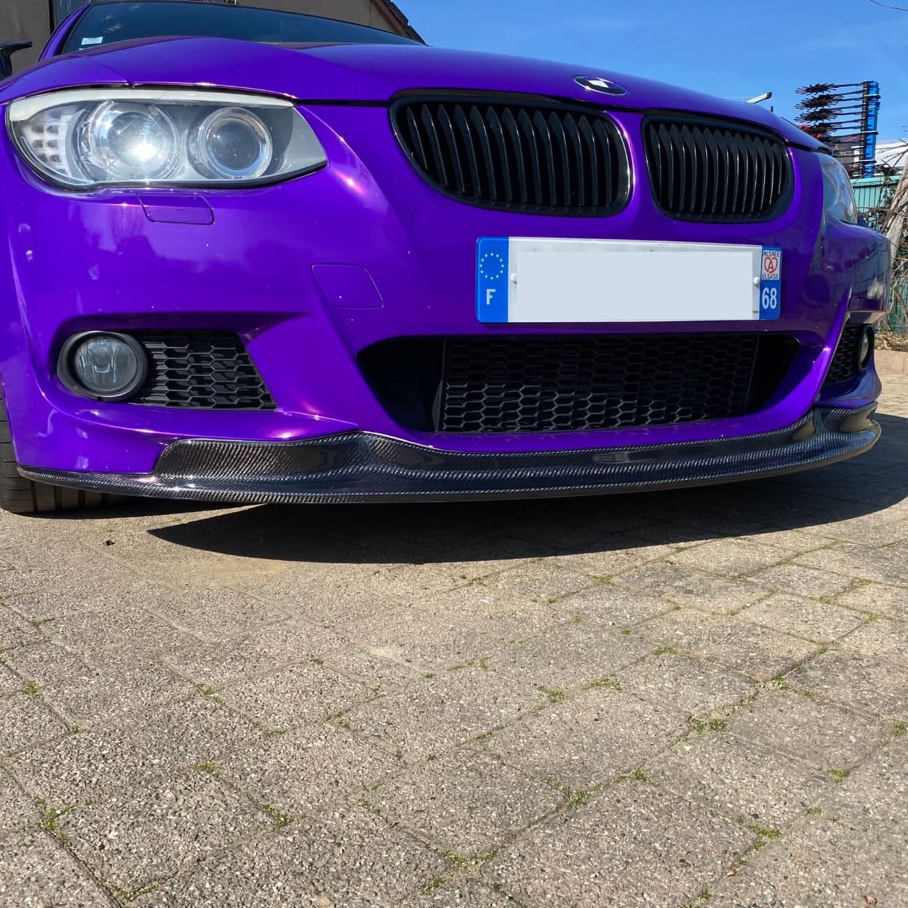 MP Style Carbon Fibre Front Splitter for BMW 3 Series E92 E93 LCI 10-13 - Carbon Factory