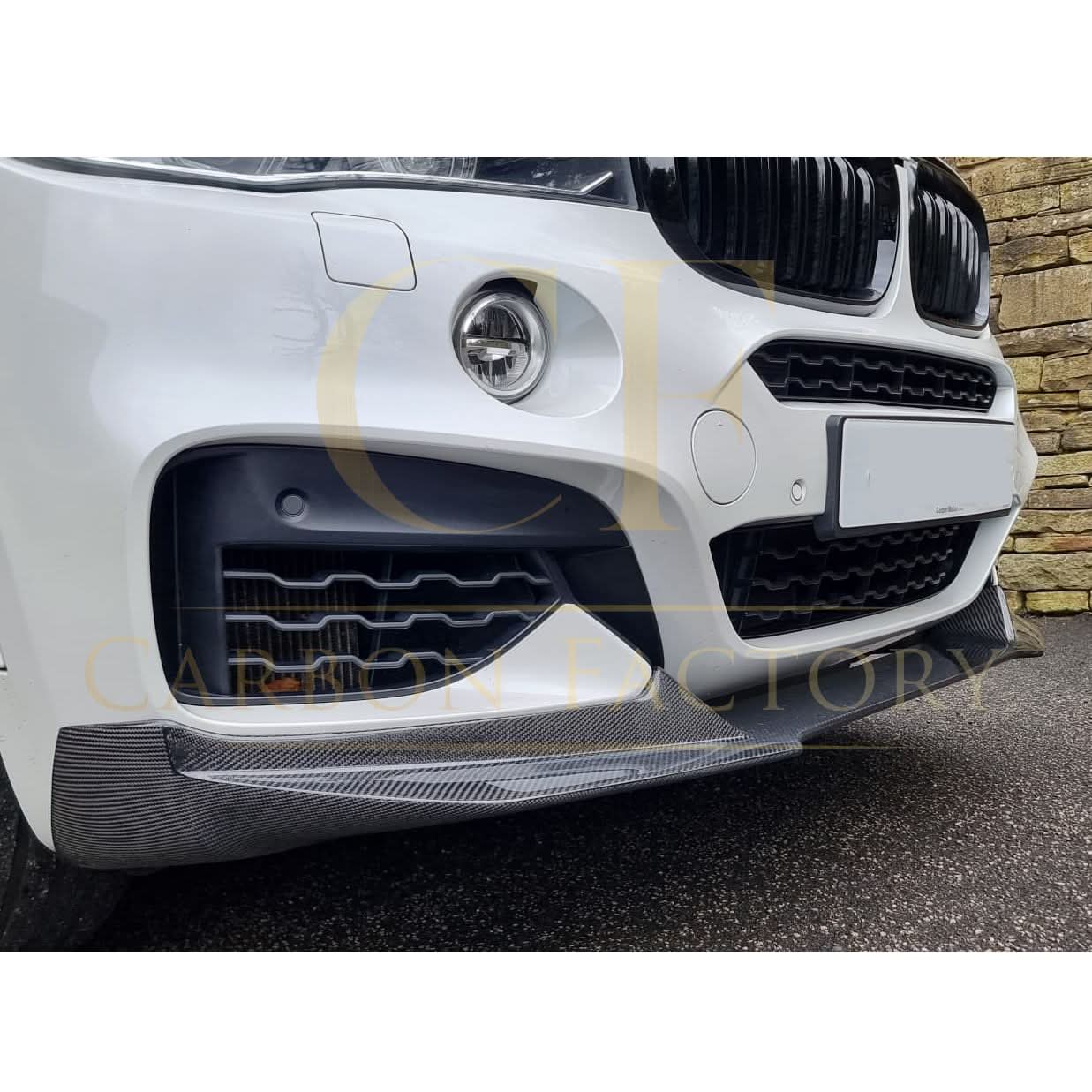 MP Style Carbon Fibre Front Splitter for BMW F16 X6 14-18 - Carbon Factory