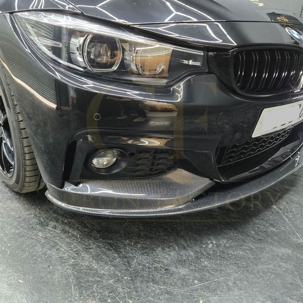 MP Style Carbon Fibre Front Splitter for BMW F32 F33 F36 4 Series 14-20 - Carbon Factory