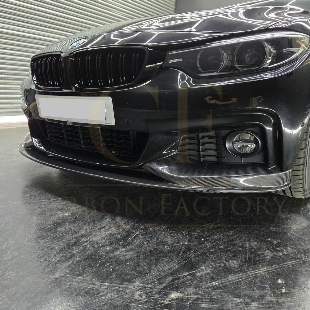 MP Style Carbon Fibre Front Splitter for BMW F32 F33 F36 4 Series 14-20 - Carbon Factory