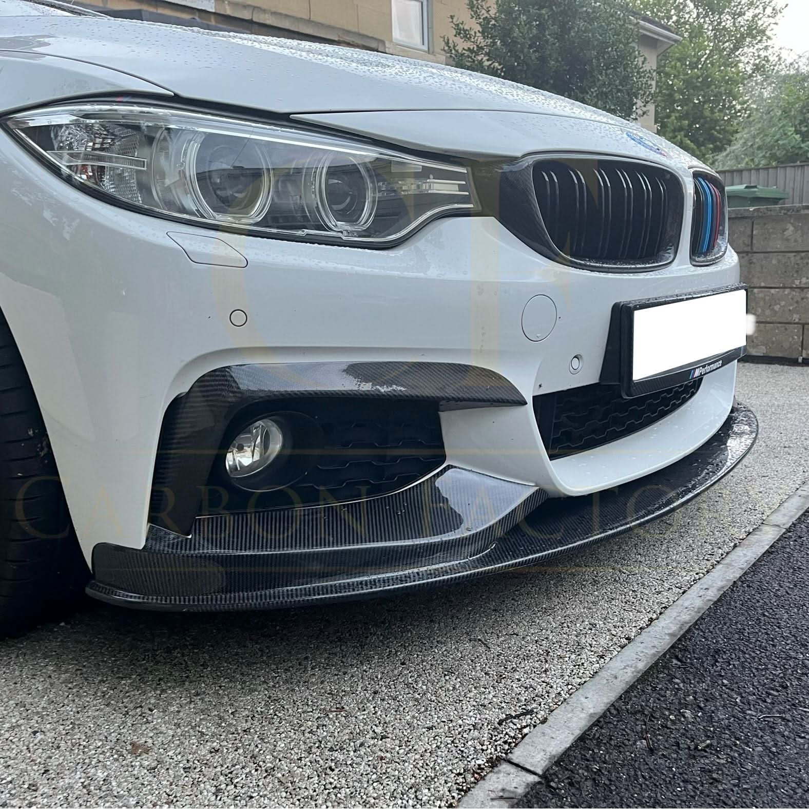 MP Style Carbon Fibre Front Splitter for BMW F32 F33 F36 4 Series 14-20 - Carbon Factory