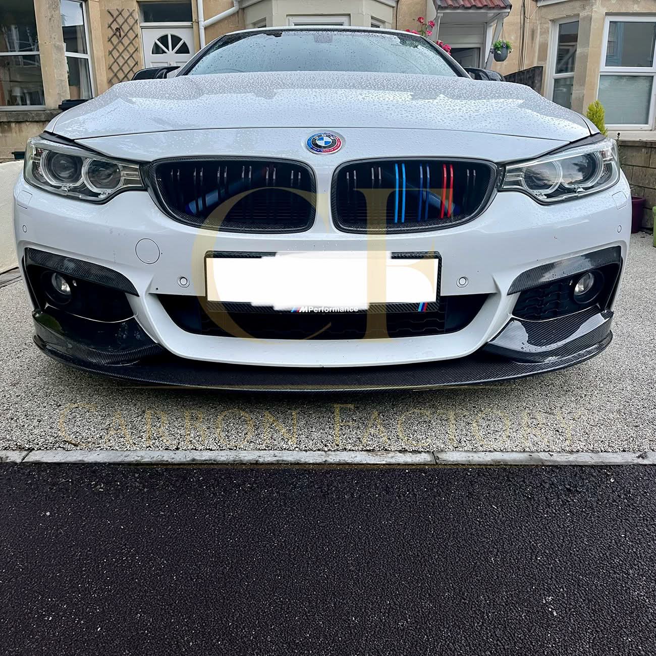 MP Style Carbon Fibre Front Splitter for BMW F32 F33 F36 4 Series 14-20 - Carbon Factory