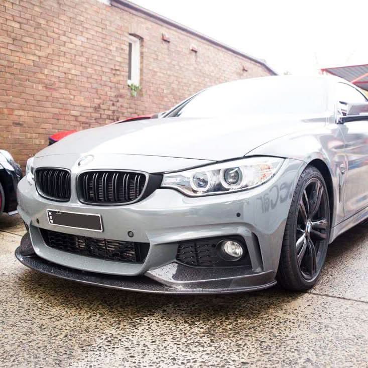 MP Style Carbon Fibre Front Splitter for BMW F32 F33 F36 4 Series 14-20 - Carbon Factory