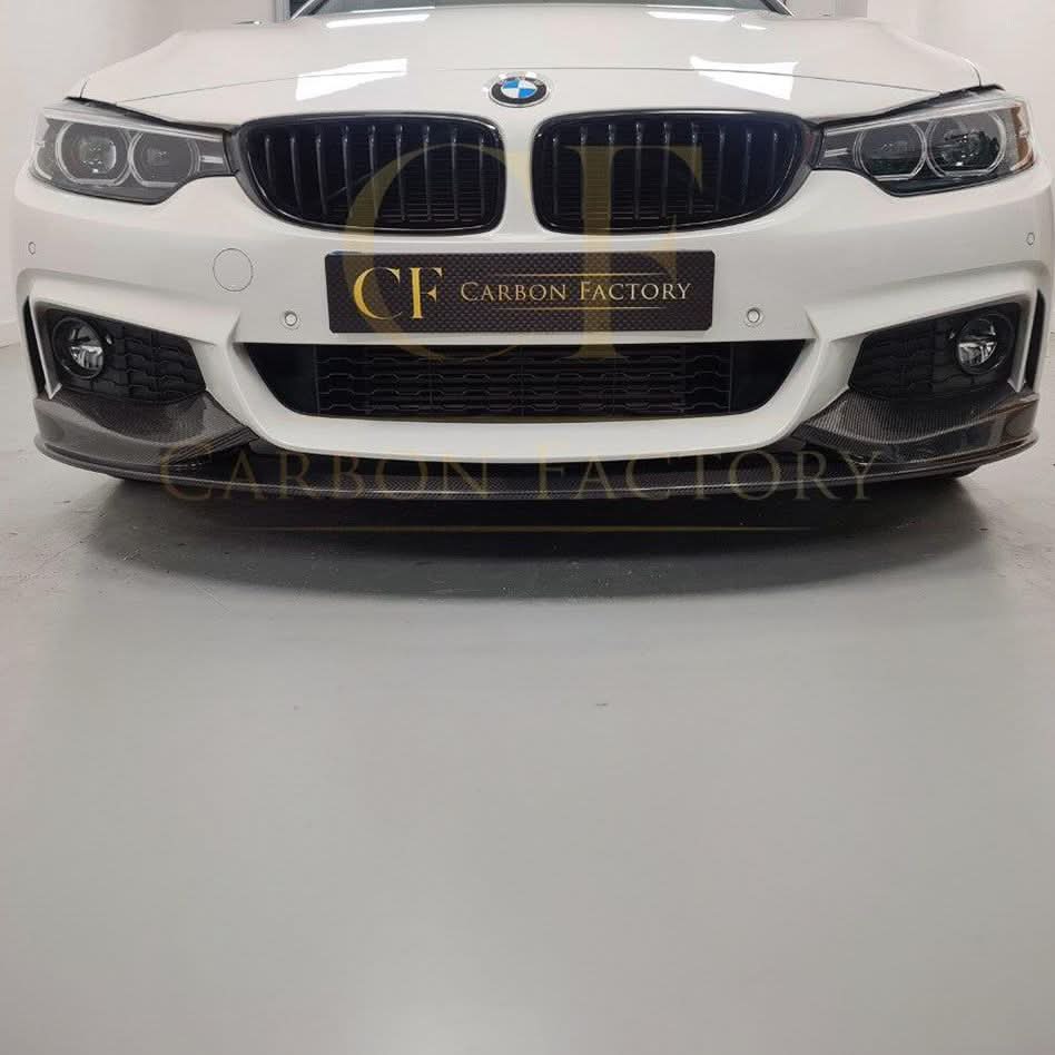 MP Style Carbon Fibre Front Splitter for BMW F32 F33 F36 4 Series 14-20 - Carbon Factory