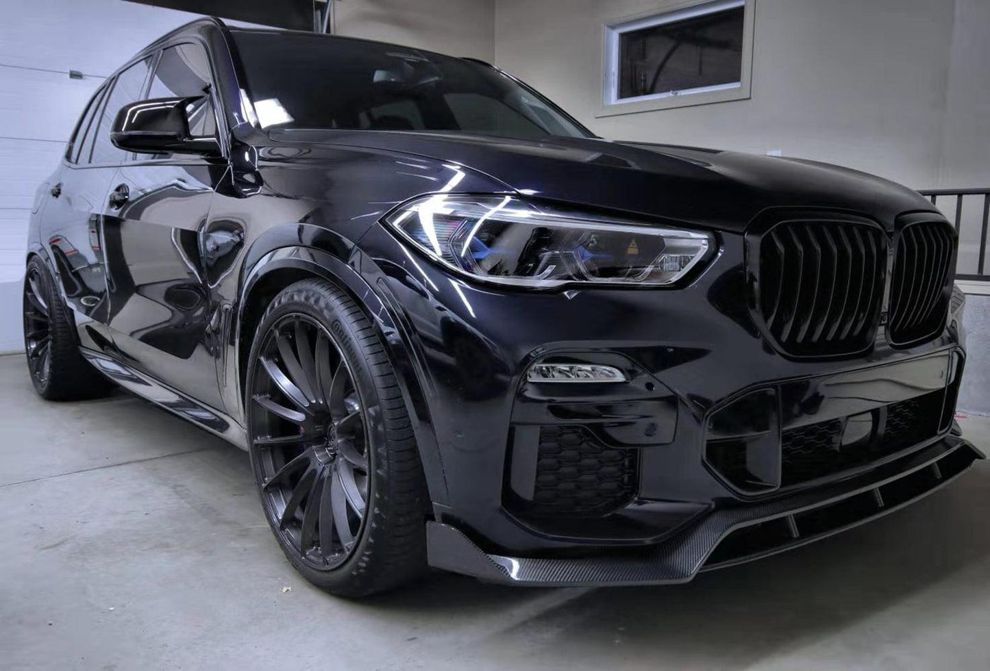 MP Style Carbon Fibre Front Splitter for BMW G05 X5 18-22 - Carbon Factory
