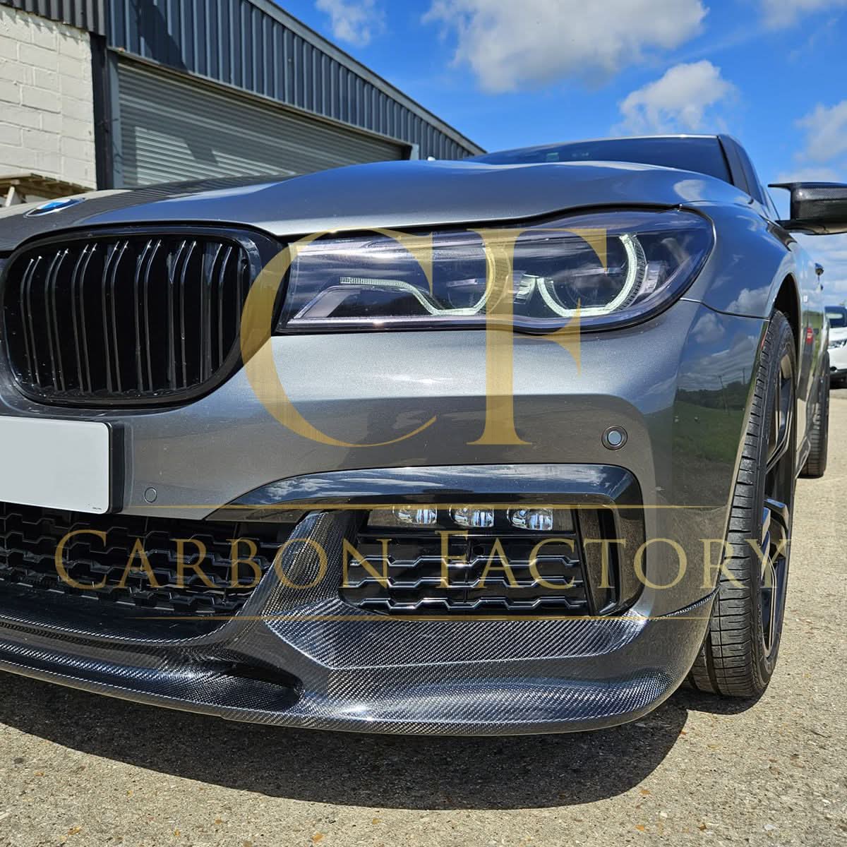 MP Style Carbon Fibre Front Splitter for BMW G11 7 Series 15-18 - Carbon Factory