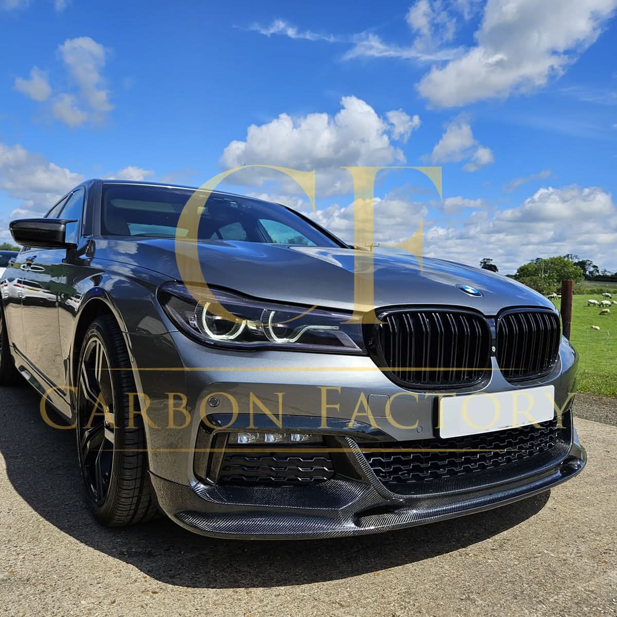 MP Style Carbon Fibre Front Splitter for BMW G11 7 Series 15-18 - Carbon Factory