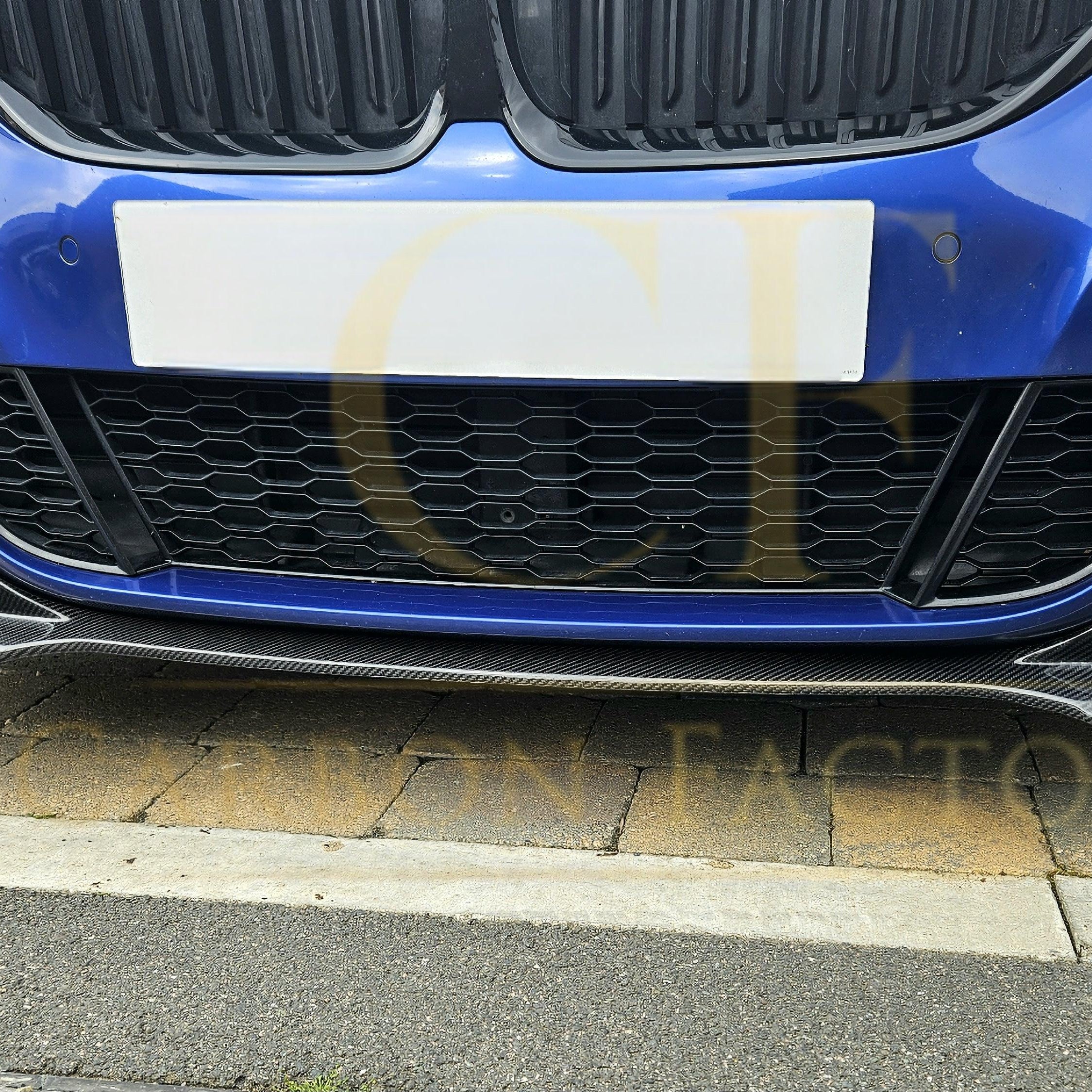 MP Style Carbon Fibre Front Splitter for BMW G20 G21 3 Series Pre-LCI M Sport 19-22 - Carbon Factory