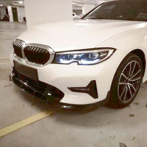 MP Style Carbon Fibre Front Splitter for BMW G20 G21 3 Series Pre-LCI Non M Sport 19-22 - Carbon Factory