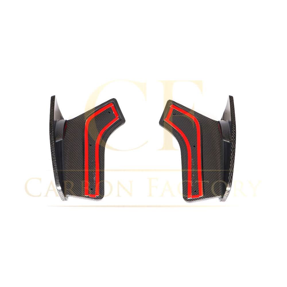 MP Style Carbon Fibre Rear Canards for BMW F15 X5 M Sport 13-18 - Carbon Factory