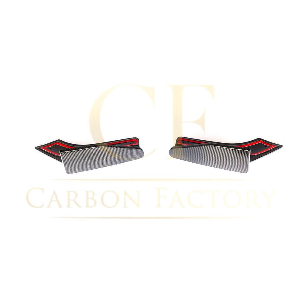 MP Style Carbon Fibre Rear Canards for BMW F15 X5 M Sport 13-18 - Carbon Factory