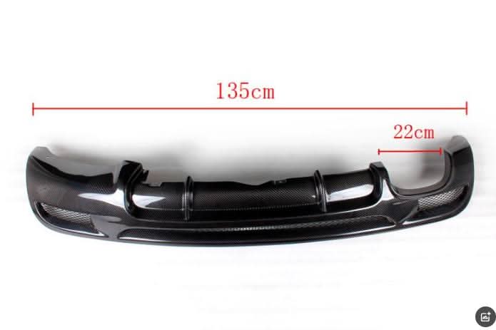 MP Style Carbon Fibre Rear Diffuser Twin Exhaust for BMW E82 E88 1 Series 04-13 - Carbon Factory