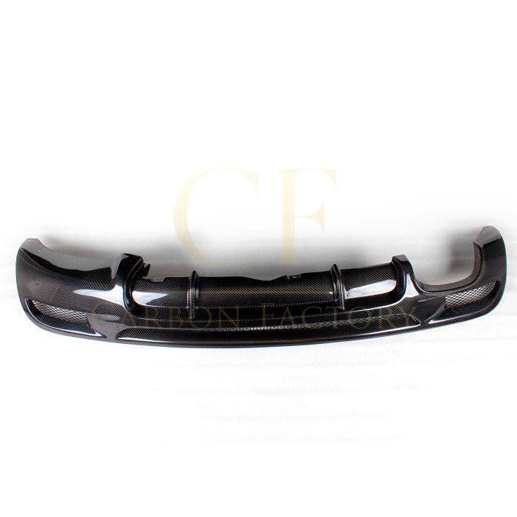 MP Style Carbon Fibre Rear Diffuser Twin Exhaust for BMW E82 E88 1 Series 04-13-Carbon Factory