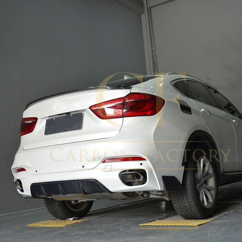 MP Style Carbon Fibre Rear Diffuser for BMW F16 X6 14-18 - Carbon Factory