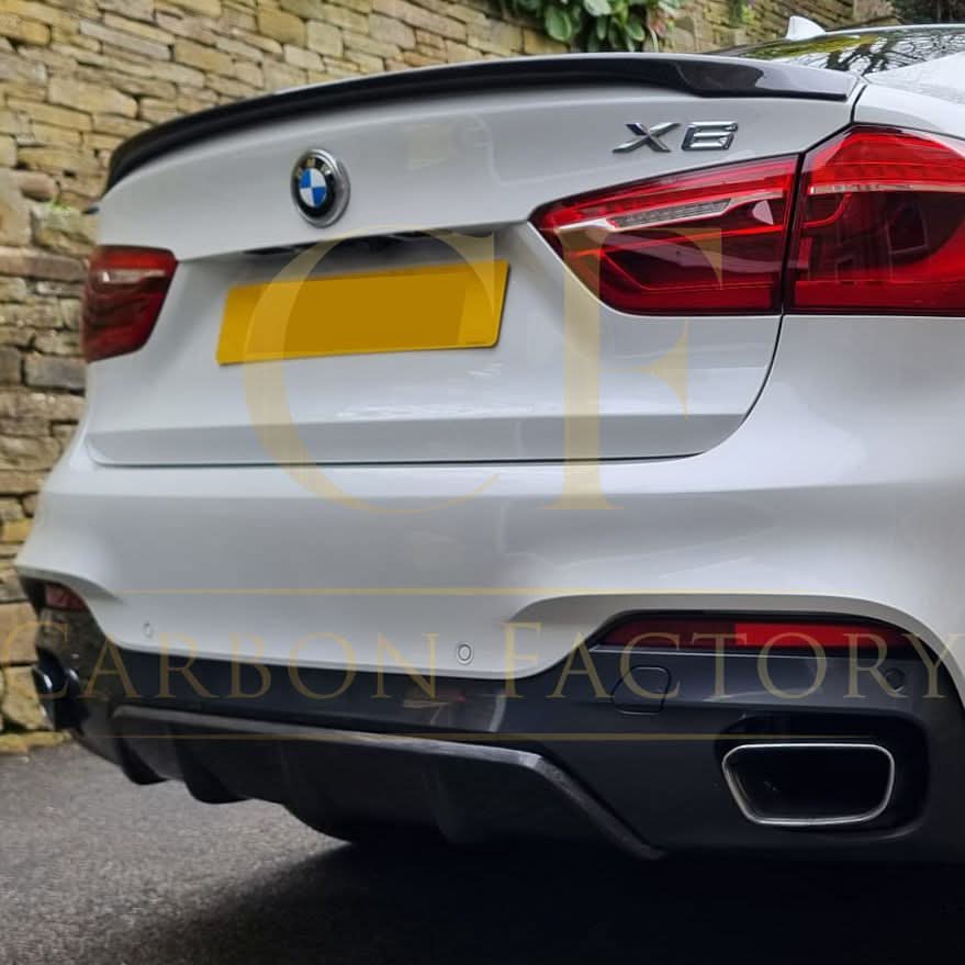 MP Style Carbon Fibre Rear Diffuser for BMW F16 X6 14-18 - Carbon Factory