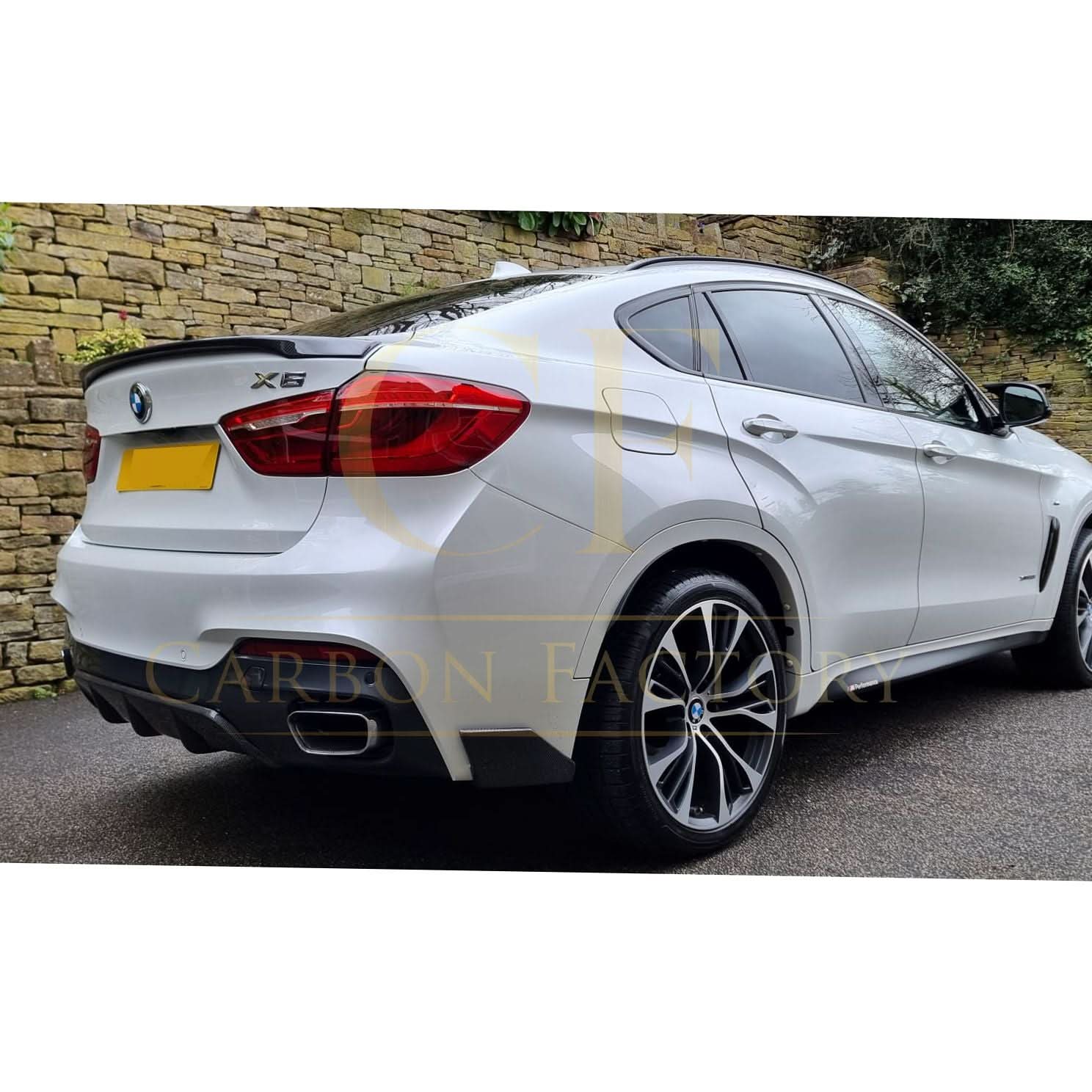 MP Style Carbon Fibre Rear Diffuser for BMW F16 X6 14-18 - Carbon Factory