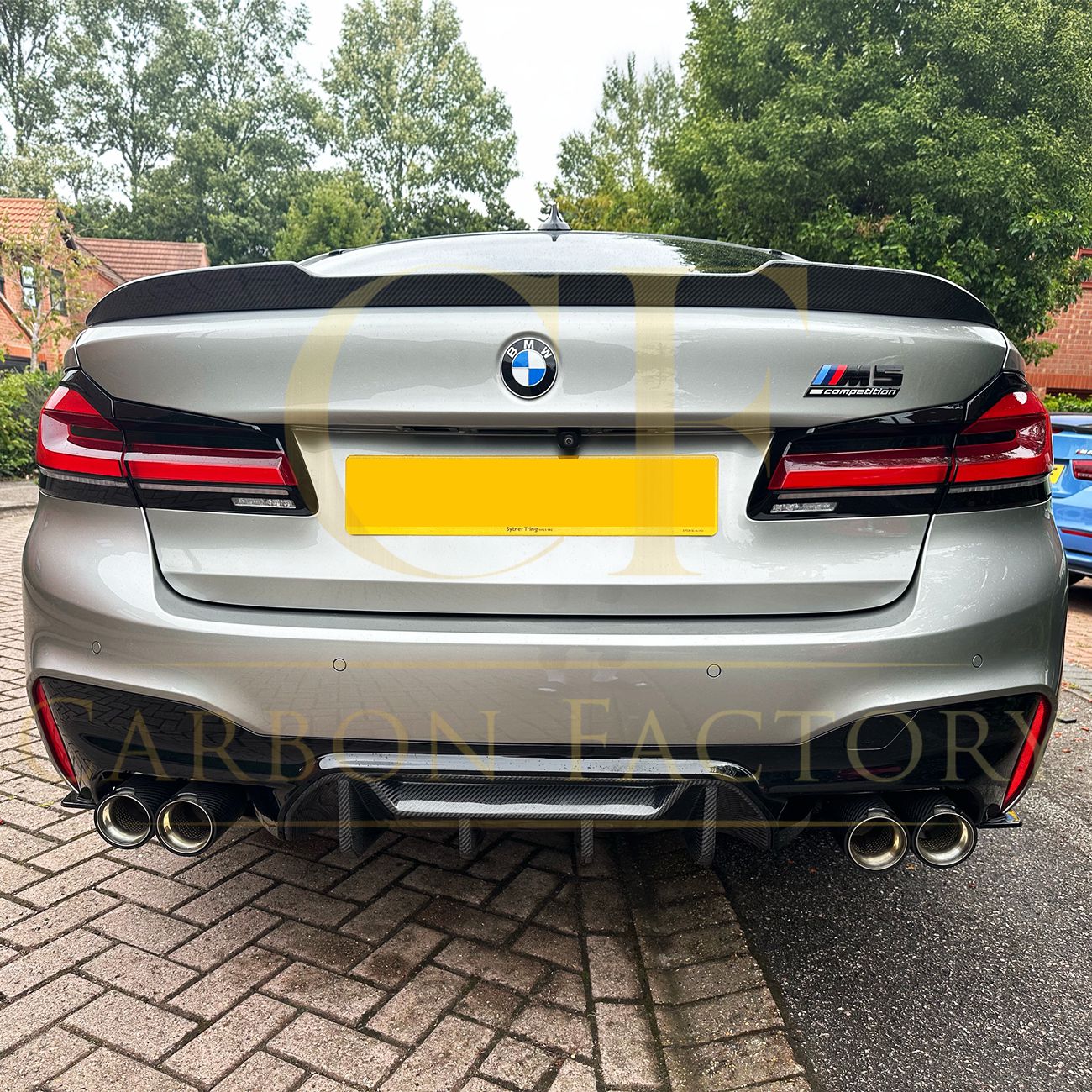 MP Style Carbon Fibre Rear Diffuser for BMW F90 M5 17-24 - Carbon Factory