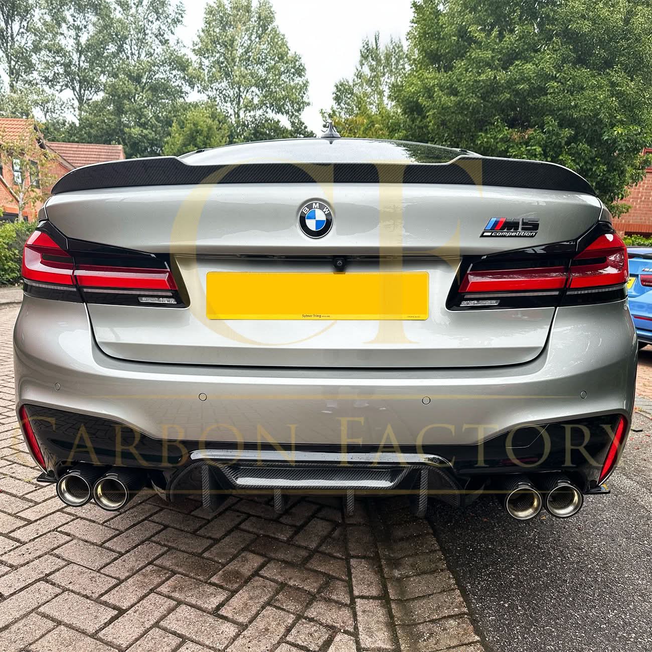 MP Style Carbon Fibre Rear Diffuser for BMW F90 M5 17-24 - Carbon Factory