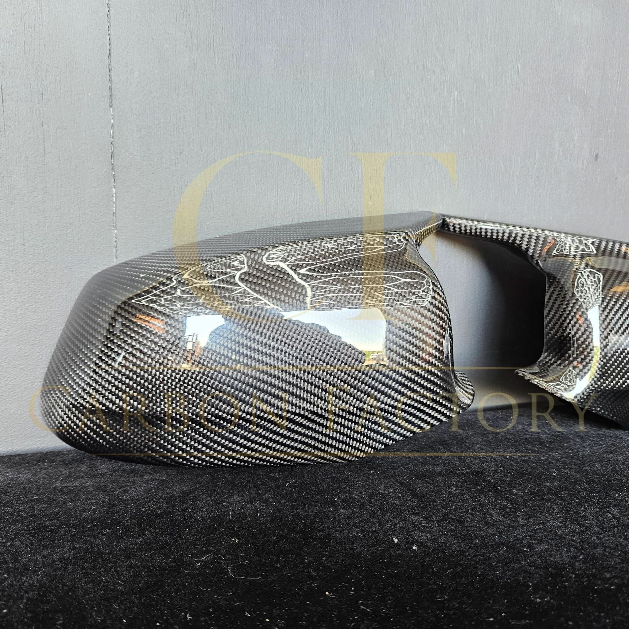 MP Style Carbon Fibre Replacement Mirror Covers for BMW F10 5 Series Pre-LCI - Carbon Factory