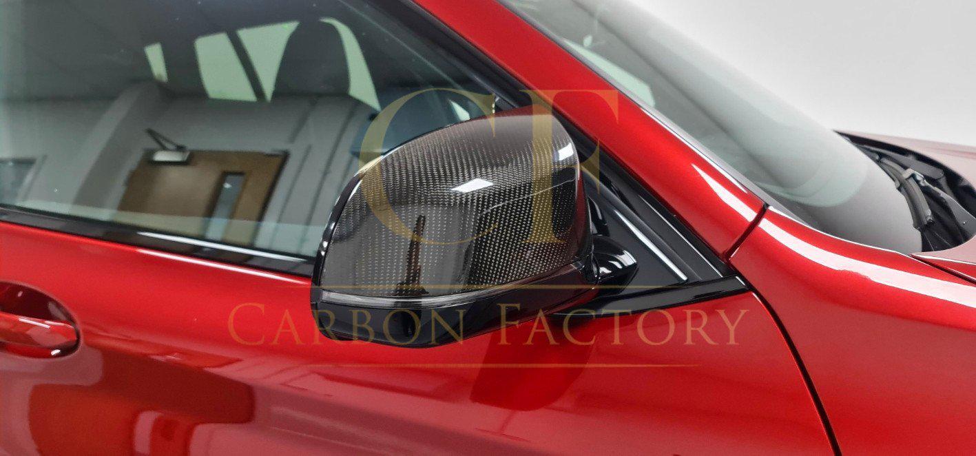 MP Style Carbon Fibre Replacement Mirror Covers for BMW G01 X3 G02 X4 G05 X5 G06 X6 G07 X7 18-25 - Carbon Factory